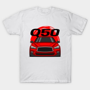 Front Red Q50 Sedan JDM T-Shirt